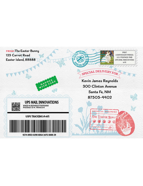 Easter Themed Envelope